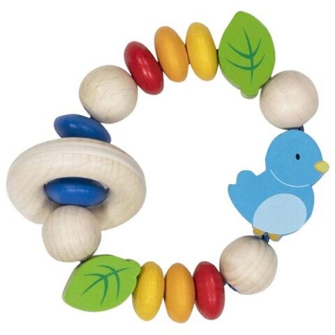 Goki Elastischer Greifring Vogel