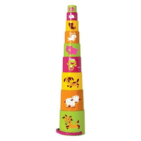 Gowi-Pyramide mit Bildern von Tieren