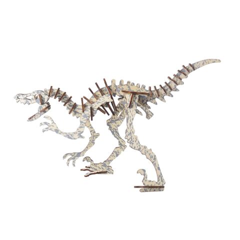 Woodcraft Hölzernes 3D Puzzle Peinonychus
