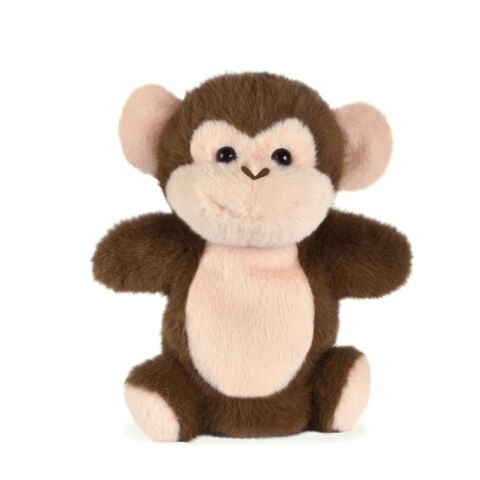 Doudou Histoire d'Ours Plüsch-Handpuppe Brauner Affe 24 cm
