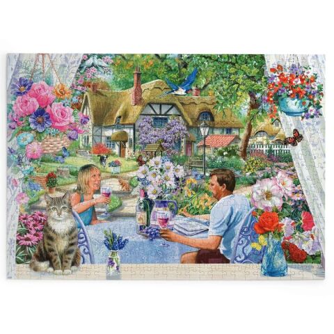HOP Puzzle Freude am Garten 500 große Teile