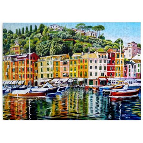 HOP Puzzle Hafen von Portofino 1000 Teile