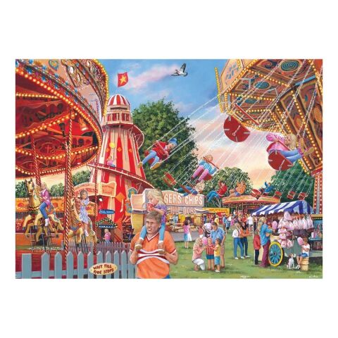 HOP Puzzle Spaß auf dem Jahrmarkt 1000 Teile