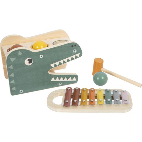 small foot Xylophon und Hammer 2 in 1 Safari