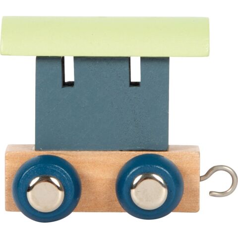 small foot Buchstabenzug Polar Waggon blau