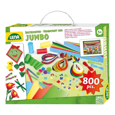 Lena Kreativkoffer Jumbo grün 800Stück