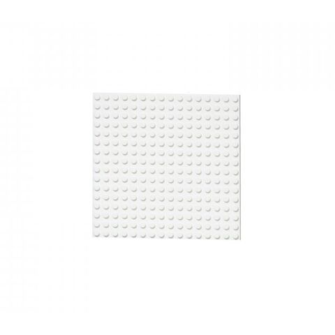 L-W Toys Doppelseitiges Brett 16x16 weiß