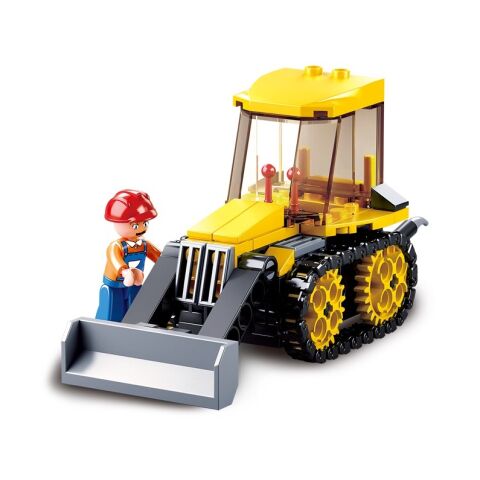 Sluban Town Builders M38-B0377D Kleine Planierraupe