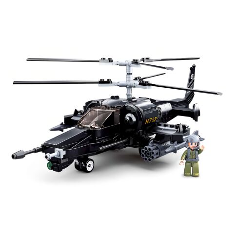 Sluban Modellbausteine M38-B0752 Ka-50 Black Shark Kampfhubschrauber