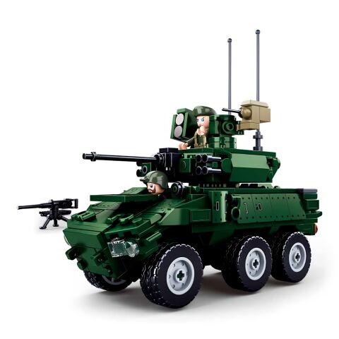 Sluban Modellbausteine M38-B0753 Gepanzertes Radkampffahrzeug 6x6