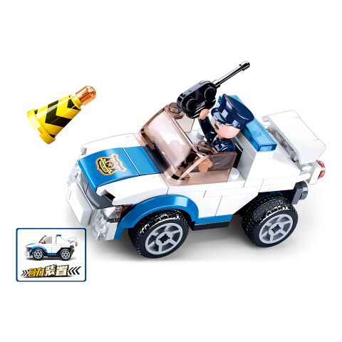 Sluban Polizei M38-B0824 Polizeistreifenwagen