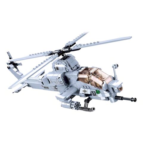 Sluban Armee Modellbausteine M38-B0838 Kampfhubschrauber AH-1Z Viper