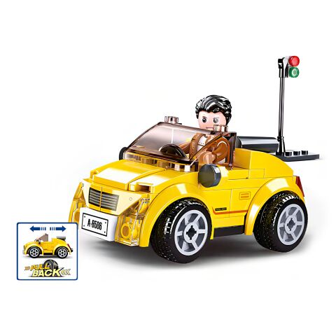 Sluban Town M38-B0900 Gelbes Cabrio