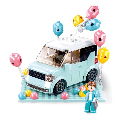 Sluban Girls Dream Mini Handarbeit M38-B1087 Qmini Grünes Auto