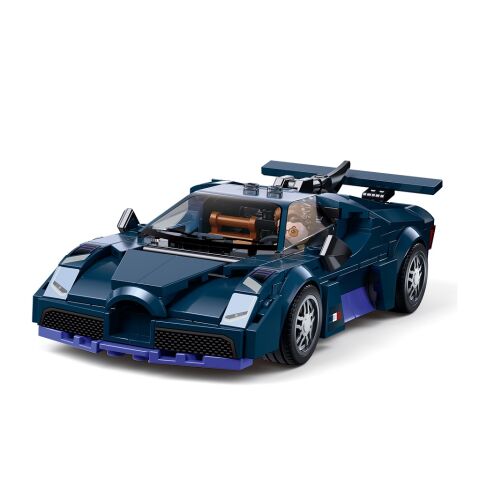 Sluban Model Bricks M38-B1508 Sportwagen blau im Maßstab 1:32