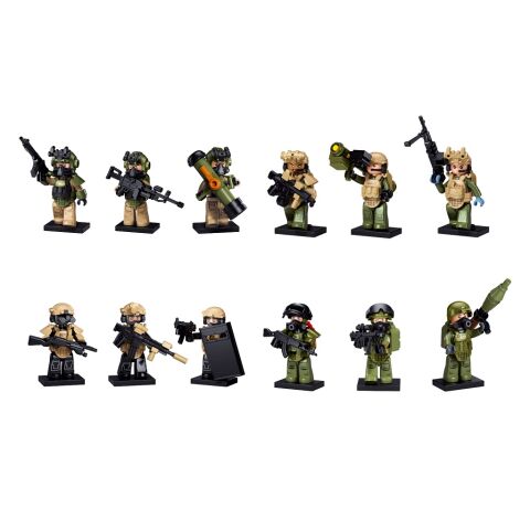Sluban Army M38-B1636 Moderne Militärminifigur 1 Stück
