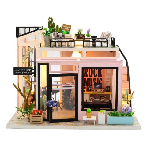 2Kids Toys Miniaturhaus Musikstudio