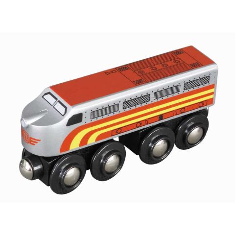 Maxim Santa Fe Holzlokomotive