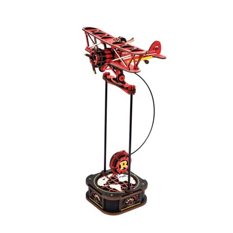 RoboTime Mechanisches 3D-Puzzle Doppeldecker mit Pendel