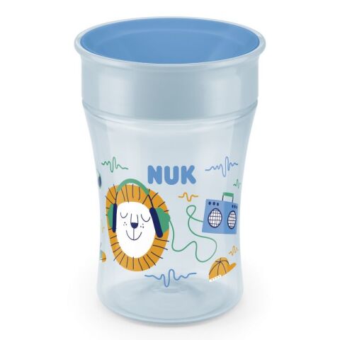 NUK Magic Cup mit Deckel 230ml blau