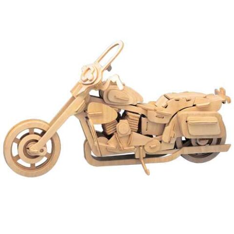 Woodcraft 3D-Puzzle aus Holz Motorrad Harley Davidson II