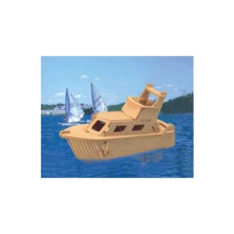 Woodcraft Holzpuzzle 3D-Jacht