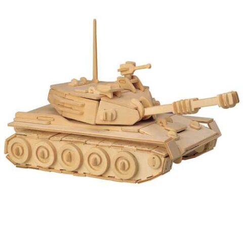 Woodcraft 3D Puzzle Tank aus Holz