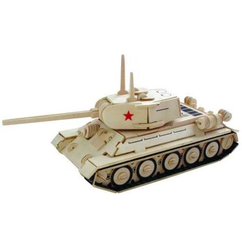 Woodcraft Holz 3D Puzzle Panzer T-34 P