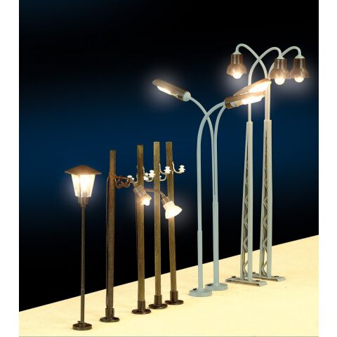 Piko Holzsäulenleuchte (LED), Einzelflamme - 55750