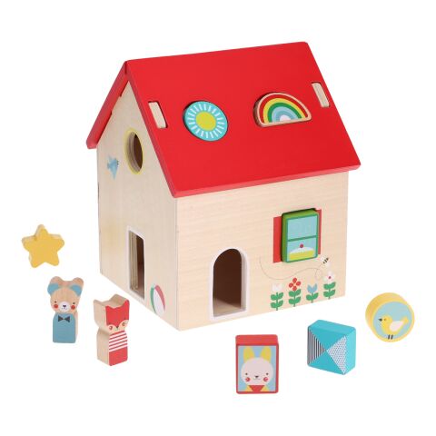 Petit Collage Jigsaw Puzzle Haus mit Tieren