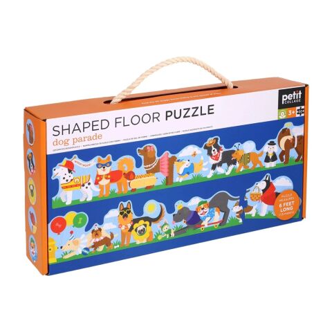 Petit Collage Bodenpuzzle Hundep​​arade 30 Teile
