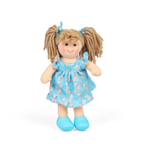 Bigjigs Toys Stoffpuppe Maisie – klein 25 cm