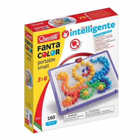 Quercetti Mosaik FantaColor Portable 160 Stück MIX