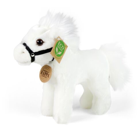 Rappa Plüschpferd weiß 18 cm ECO-FRIENDLY