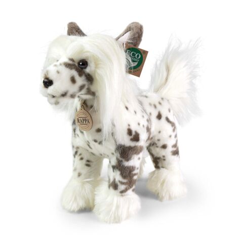Rappa Plüschhund Chinesischer Schopfhund stehend 25 cm ECO-FRIENDLY