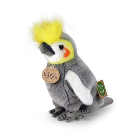Rappa Plüschpapagei Haubennymphensittich 18 cm ECO-FRIENDLY