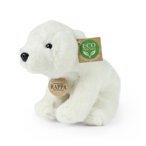 Rappa Plüsch-Eisbär sitzend 20 cm ECO-FRIENDLY