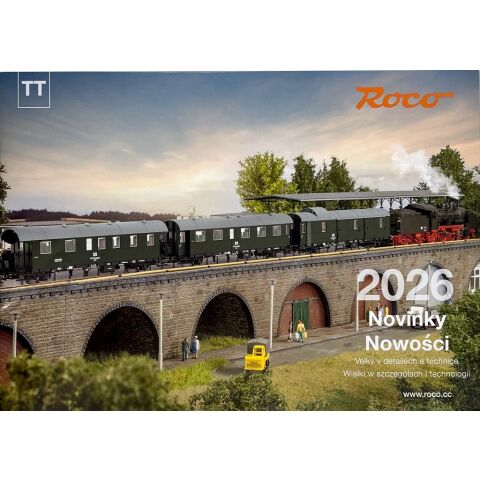 Roco Neuheitenkatalog 2026 in Tschechisch und Polnisch