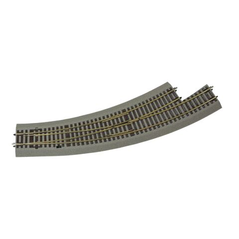 Roco Line Schalter BWL5/6 gebogen links mit Sockel - 42574