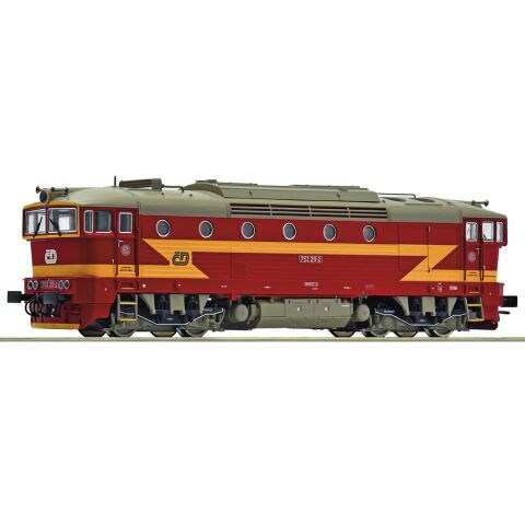 Roco Diesellokomotive 753 211-2 ČD Brejlovec, digital - 7310088