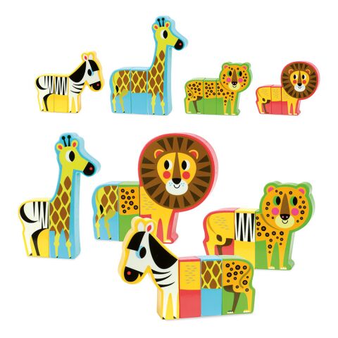 Vilac Holzpuzzle Happy Safari