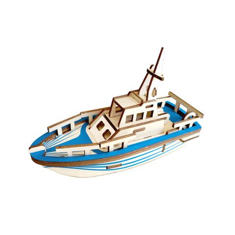 Woodcraft Hölzernes 3D Puzzle Schiff