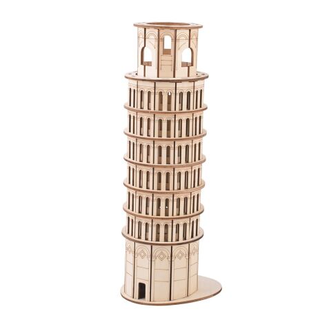 Woodcraft 3D-Holzpuzzle Schiefer Turm von Pisa