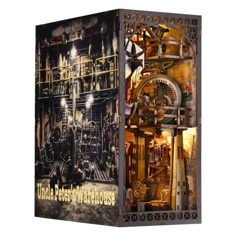 2Kids Toys 3D-Puzzle Buchstütze Miniaturhaus Onkels Lagerhaus