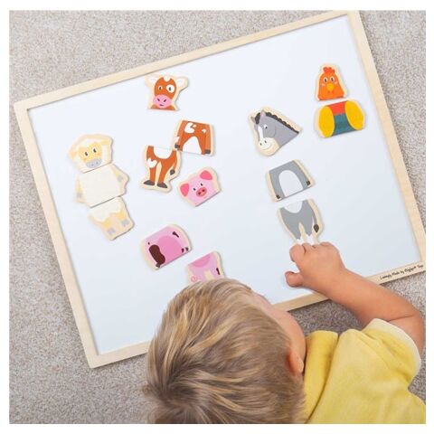 Bigjigs Toys Magnete mit Bauernhoftieren