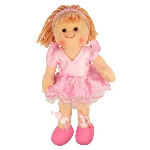 Bigjigs Toys Stoffpuppe Lily 28 cm