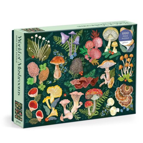 Galison Welt der Pilze Puzzle 1000 Teile