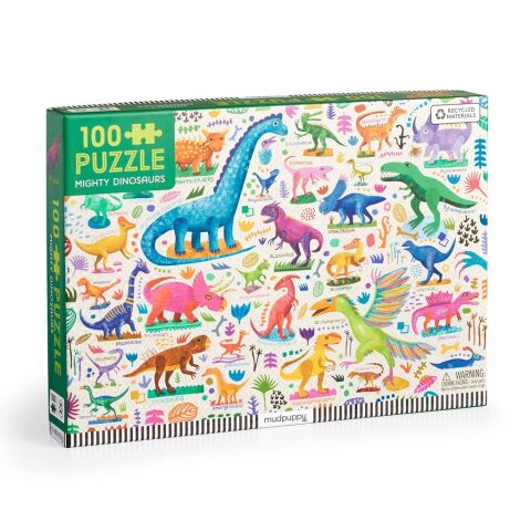Mudpuppy Puzzle Mächtige Dinosaurier 100 Teile