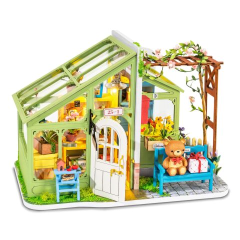 RoboTime 3D-Puzzle Miniaturhaus Blühender Frühling