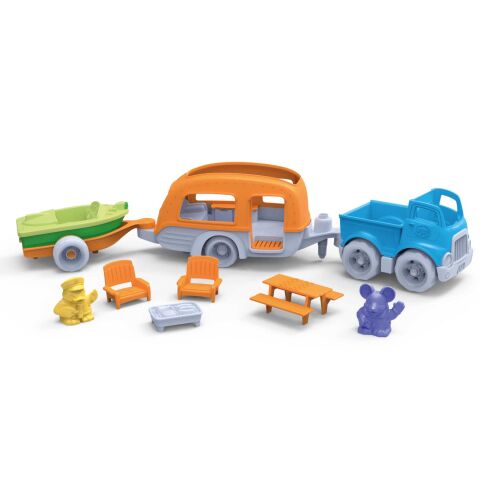 Grünes Spielzeug Camping Kit